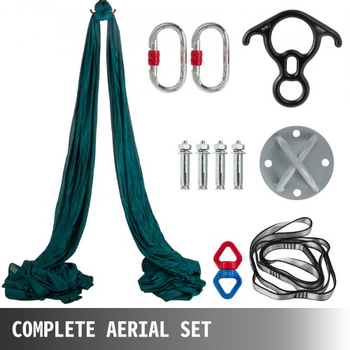 VEVOR 10m Aerial Yoga Swing Mounting Kit Quality Silk Anti-Gravity Fitness Gym 