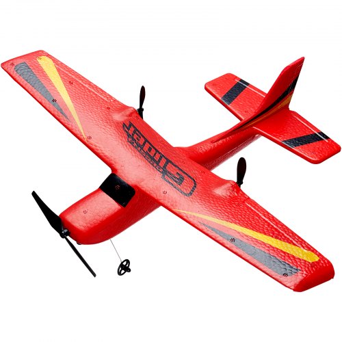 

VEVOR RC Airplane EPP Foam RC Plane Toy with 2.4 GHz Remote Control 2 Batteries