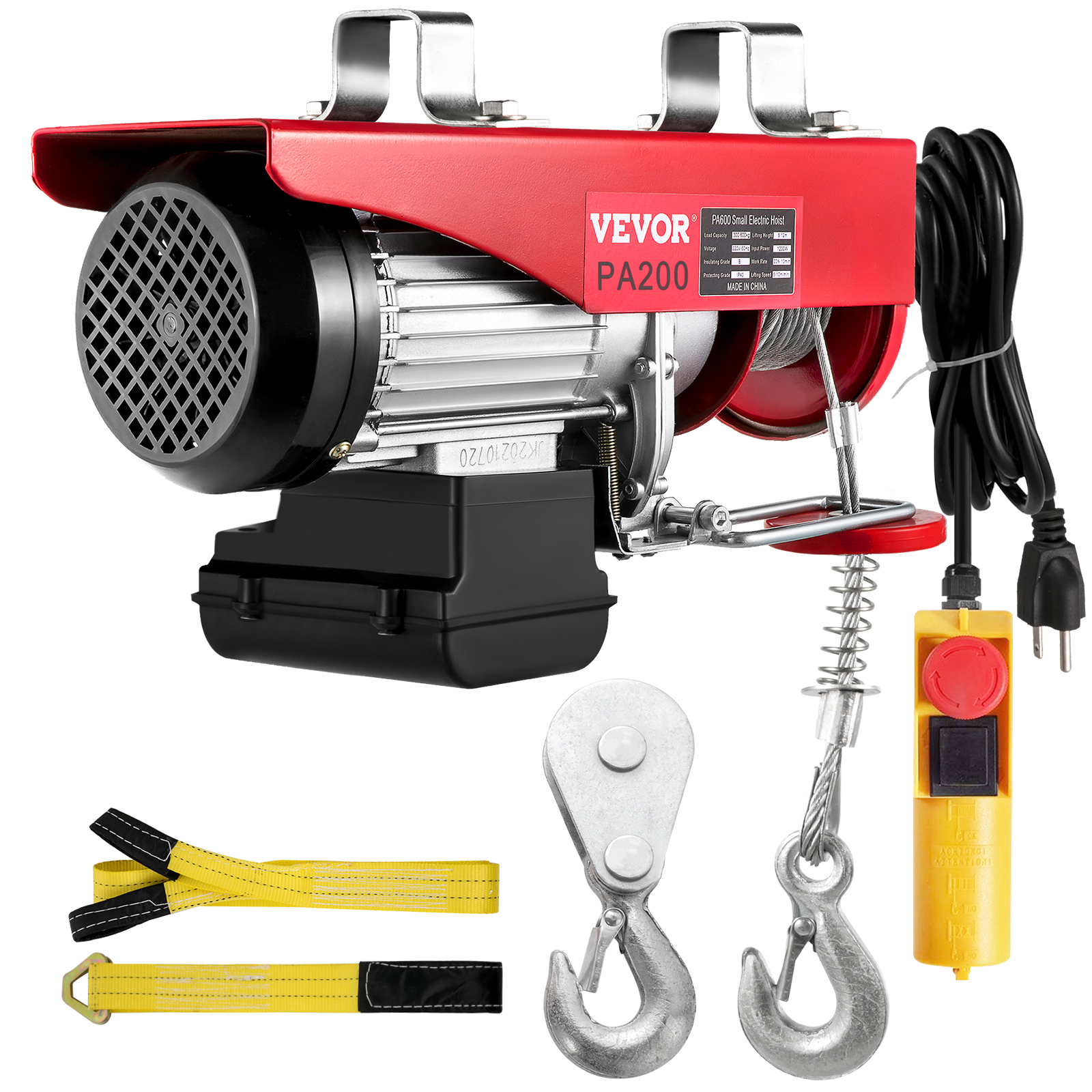 Vevor Electric Wire Cable Hoist Winch Crane Lift 440lbs With 6.6ft Control Cord от Vevor Many GEOs