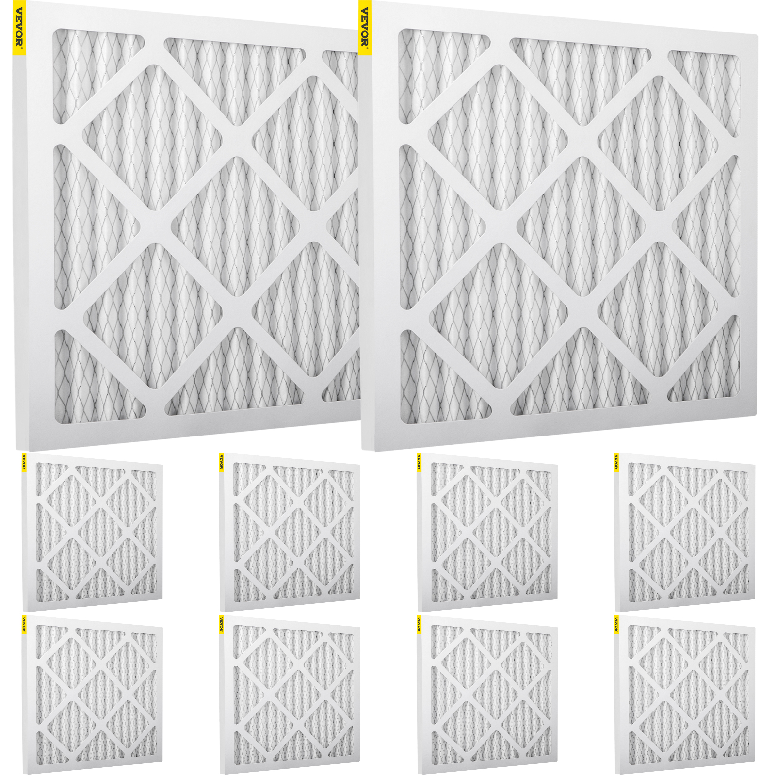 Vevor Filter Replacementset Pleated Air Filter16 X16 In 10pcs Merv 8 White от Vevor Many GEOs