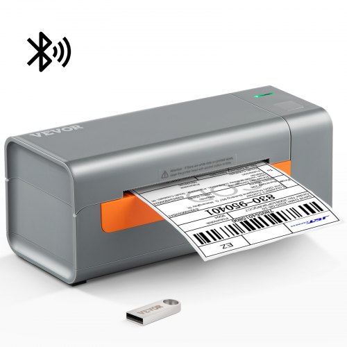 VEVOR Thermal Label Printer 4X6 203DPI USB/Bluetooth for Amazon eBay Etsy UPS
