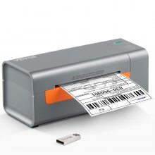 VEVOR Thermal Shipping Label Printer 4X6 203DPI via USB for Amazon eBay Etsy UPS