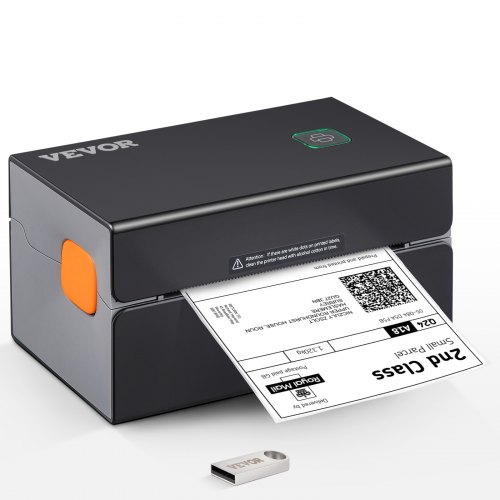 VEVOR Thermal Shipping Label Printer 4X6 300DPI via USB for Amazon eBay  Etsy UPS