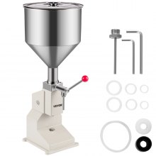 VEVOR Manual Liquid Paste Filling Machine 5-110ml for Shampoo Cosmetic