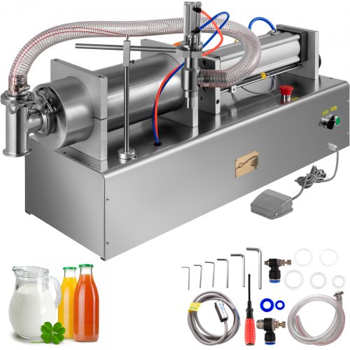 Vevor Pneumatic Filling Machine Liquid Filler Machine 1000-5000ml Liquid Filling