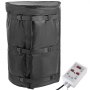 VEVOR Drum Heater, 15 Gal Drum Heater Blanket 145° F Adjustable Oil Pail Heater Band 5kg 54inch Barrel Heater with Temperature Controller, Oxford Cloth, Top Cover, for Oil Drum, 550W, 120V