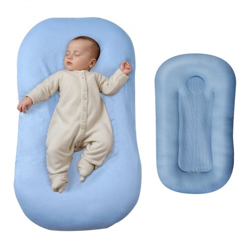 

VEVOR Baby Lounger Baby Nest Sleeper for Newborn 100% Cotton Soft Infant Lounger