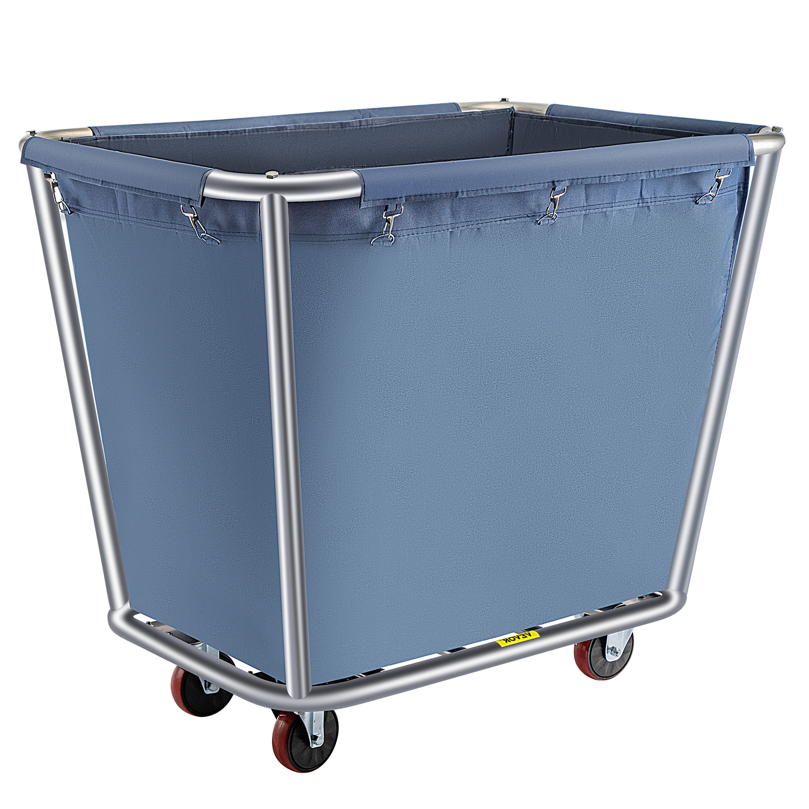 Vevor Laundry Cart 12 Bushel Steel Canvas Laundry Basket Truck Cap Basket Cart от Vevor Many GEOs