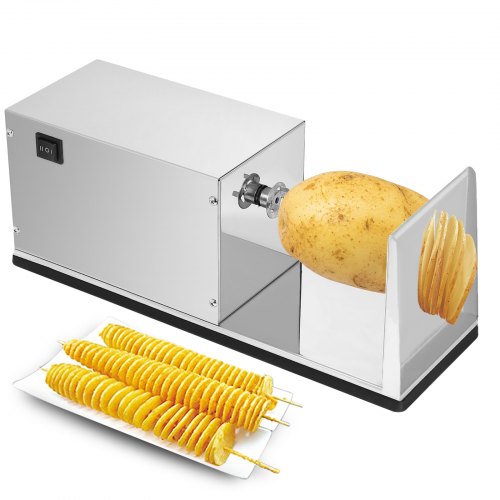 Electric Tornado Potato Spiral Slicer Cutter Twister French Fry Stainless Steel