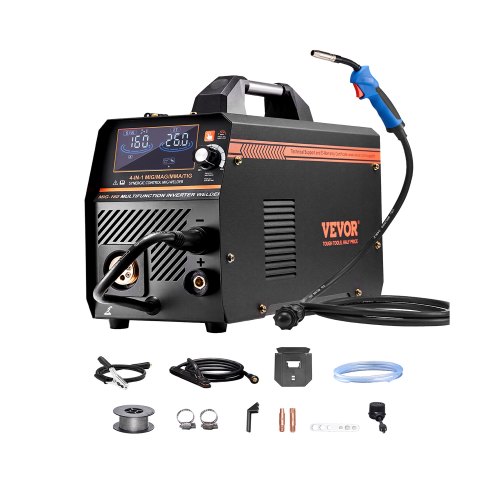 

MIG Welder 160Amp Welding Machine 4-in-1 Gas MIG/Flux Core MIG/Stick/Lift TIG