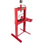 Hydraulic Press Shop Floor Press 12 Ton H-frame 26455 Lb W/ Heavy Duty Steel Plates Red
