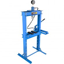 VEVOR  20 tons / 20000 kg (44000 lb) Hydraulic Shop Press Floor Press with Pump and Manometer,Heavy Duty Bottle Jack Pressing Plates