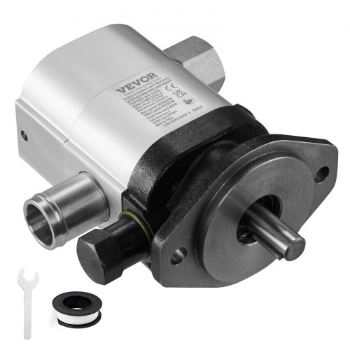 VEVOR Hydraulic Log Splitter Pump, 22GPM, 2 Stage 4000PSI Wood Log Splitter Pump, 1-1/4'' Inlet 3/4'' NPT Outlet 3600 RPM Aluminum Hydraulic Gear Pump