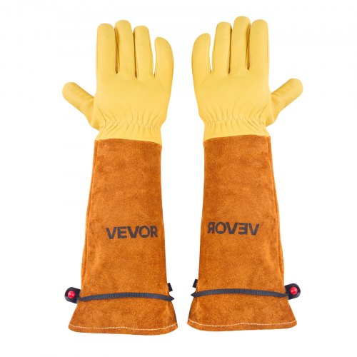 Gardening Gloves Thorn Proof Long Leather Rose Pruning Gloves for Men & Women