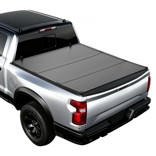 

VEVOR Hard Tri-Fold Truck Bed Tonneau Cover, Compatible with 2019-2025 Dodge Ram 1500 (Incl. Classic & New) 5.7 ft (67.4 in) Bed Without Rambox (Not Fit Split Tailgate), Waterproof Folding Truck Cover