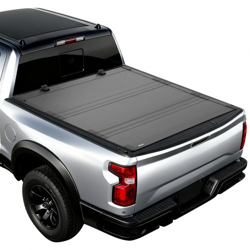 

VEVOR Hard Tri-Fold Truck Bed Tonneau Cover, Compatible with 2019-2025 Dodge Ram 1500 5.6 ft (67.4 in) Bed, Waterproof Low-Profile Hard Folding Truck Tonneau Cover with Aluminum Alloy Support Bar