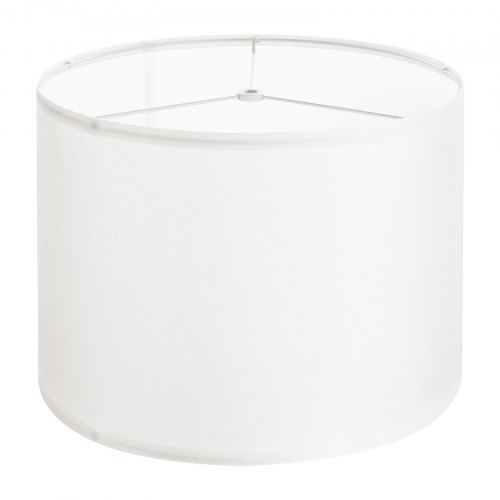 

Drum Lamp Shade 13 x 13 x 10 inches Medium Round Lampshade (Off-white Linen)