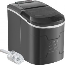 Portable Ice Maker 12kg(26lb) Per 24 Hours 2 Cube Size With Ice Scoop Euro- Plug