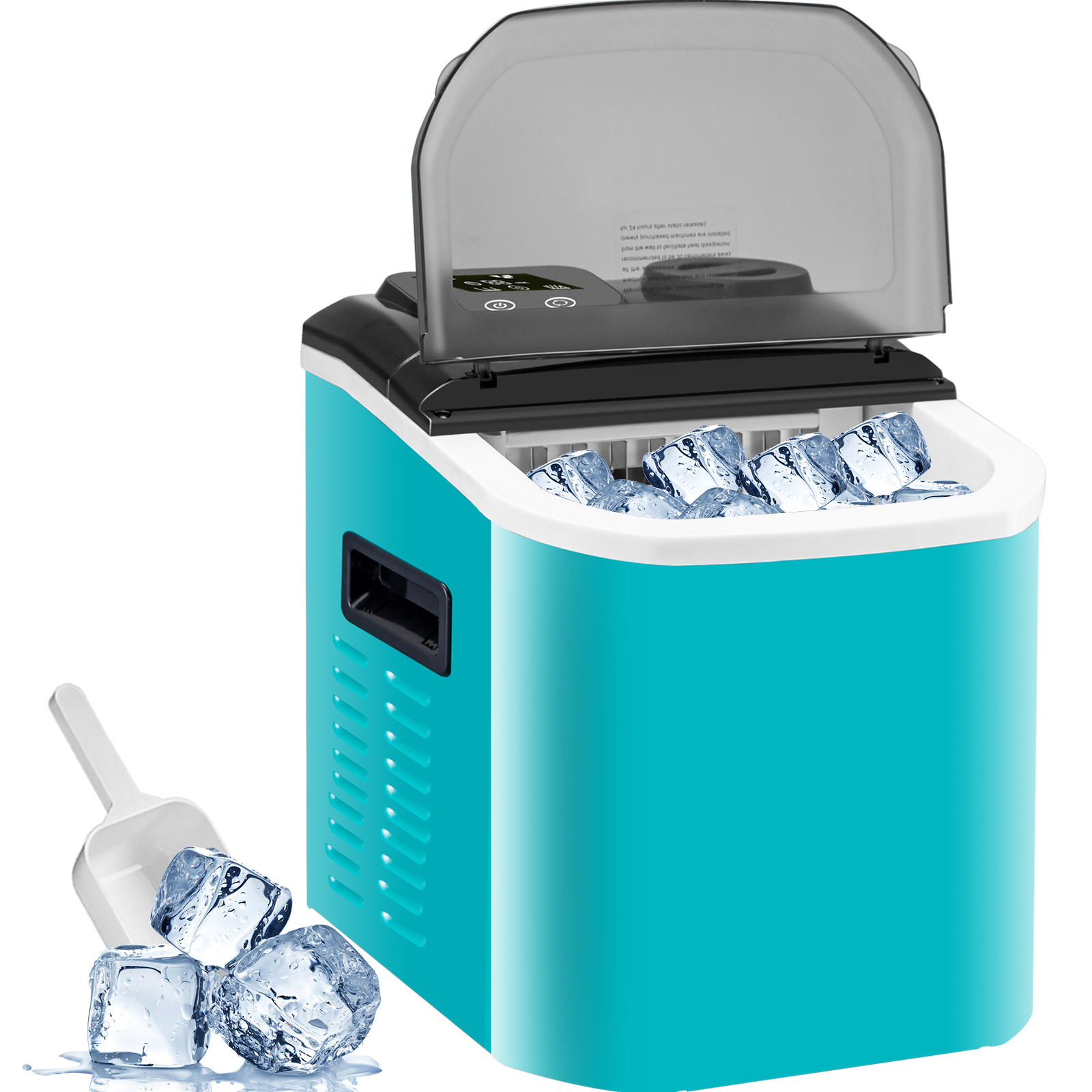 Auto Clear Ice Cube Machine Ice Maker Portable Ce Cb Etl Small 28lbs/24h Good от Vevor Many GEOs