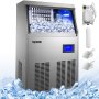 VEVOR 110V Commercial Ice Maker 80-90LBS/24H, 33LBS Storage Bin, Clear Cube, Advanced LCD Panel, Auto Operation, Fully Upgrade