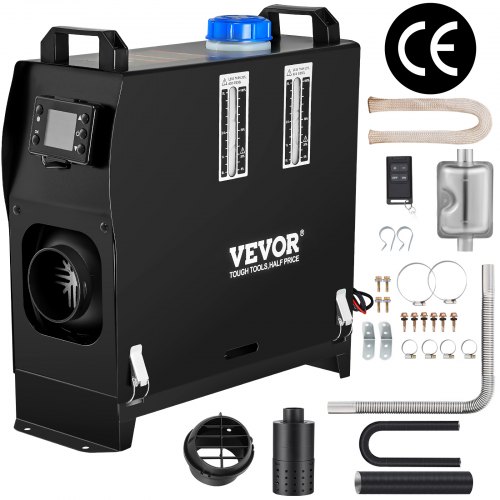

VEVOR Diesel Air Heater, 12V 8KW All-in-One Diesel Heater, Diesel Parking Heater with Remote Control and Muffler for Car, Vans, Truck, RV, Boats, Trailer, Motorhome and Caravan