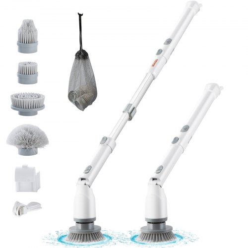 Cordless Bathroom Electric Spin Scrubber Brush With Rechargeable Battery