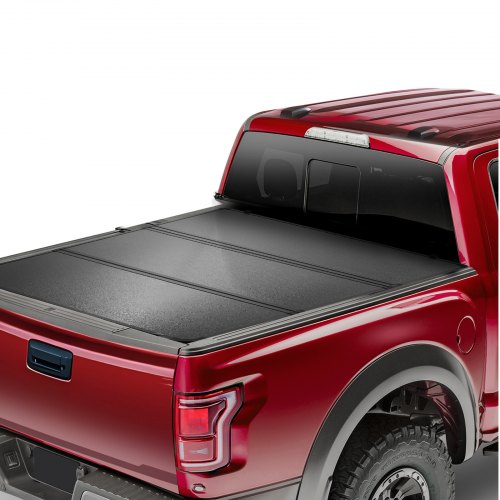 

VEVOR Tri-Fold Truck Bed Tonneau Cover, Compatible with 2019-2024 Chevy Silverado GMC Sierra 1500 (NOT FIT 19-24 Classic) 5'8" Bed, Fit 5.8' x 5.3' (70" x 63.3") Inside Bed, 400 lbs Capacity, Black