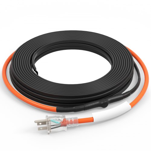 

Self-Regulating Pipe Heating Cable 40FT 5W/FT Heat Tape with Thermostat