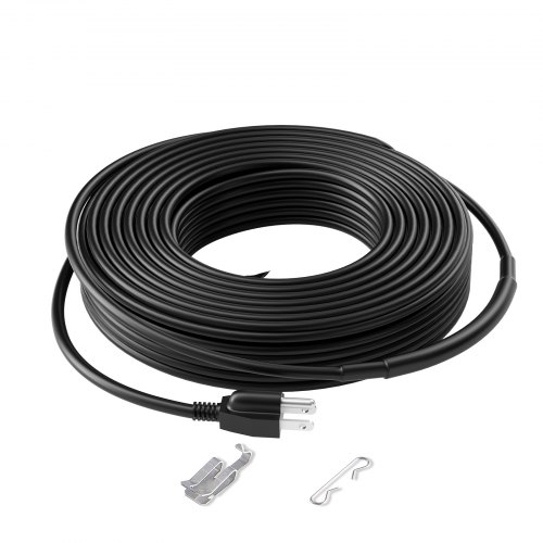 

VEVOR Self-Regulating Pipe Heating Cable 100FT 5W/FT Heat Tape for Pipes Roof