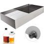 Stainless Steel Boiling Pan 18x34x6 Maple Syrup Heavy Duty Square Pan Metal