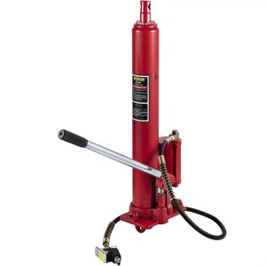 AVGDeals 8 Ton Long Ram Manual Hydraulic Jack Cherry Picker Piston Pump New Slow Release Feature and Nonslip Handle 