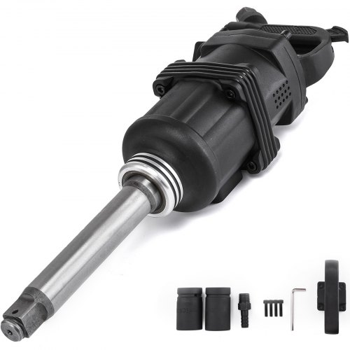1" Air Impact Wrench Pneumatic Long Nose Twin Hammer 2800N.m