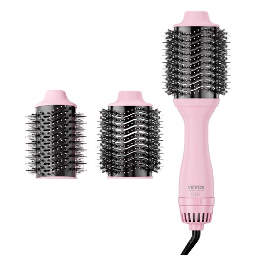 

VEVOR Hair Blow Dryer Brush, Ionic Hot Air Styling Brush with 2.6" & 2.95" Head