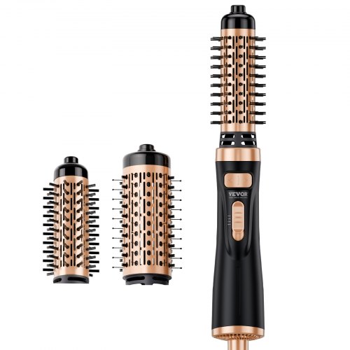 

VEVOR Rotating Hair Dryer Brush Hot Air Styling Brush with 1.5" and 2" Head