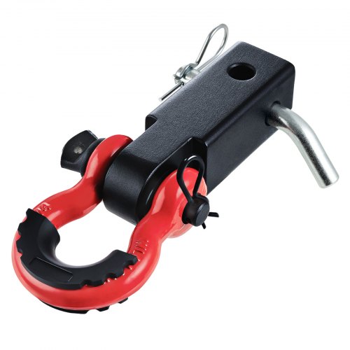 VEVOR 2 Trailer Shackle Hitch Receiver D-Ring Recovery for Truck Jeep 52900 lbs