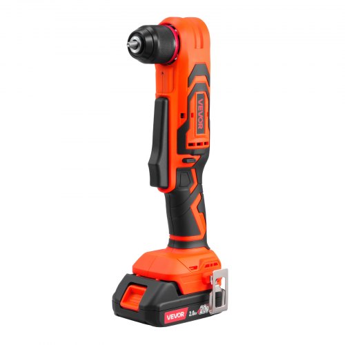 VEVOR Right Angle Drill 3/8 Inch Chuck 90 Degree Cordless Right Angle Drill