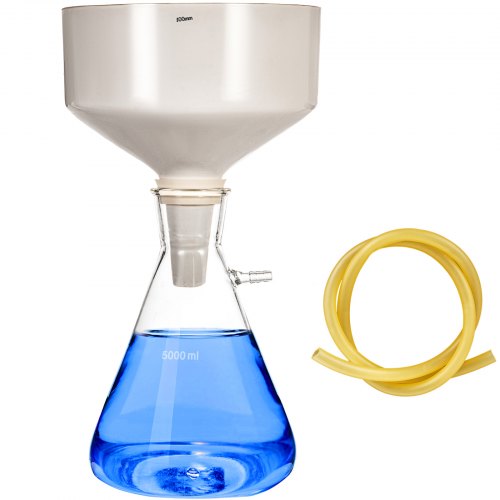 VEVOR 5000ml Buchner Funnel Apparatus Filteration Funnel Kit for Vacuum Suction