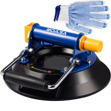 VEVOR Stone Seam Setter, 10" Ratcheting Seam Setter, Adjustable Suction Cup Seam Setter, Professional Countertop Installation Tool 254 mm, for Seam Joining & Leveling of Granite, Stone, Marble, Slab