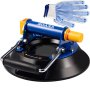 VEVOR 8'' Heavy Duty Glass Lifter Vacuum Suction Cup Lifter 330lbs Metal Handle