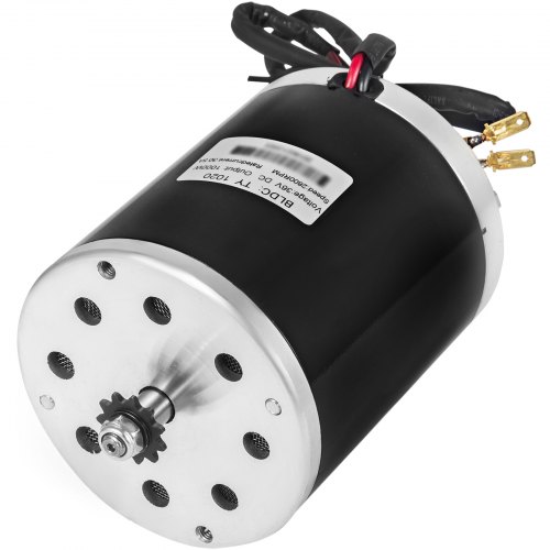 36V DC Electric Motor 1000W E-Scooter TY1020 3000 RPM 25H-11T Go-Kart Magnet