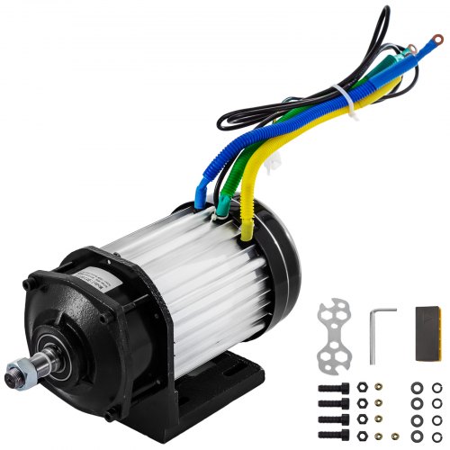 48V 1200W Electric Motor GoKart Tricycle Brushless Motor Reduction BLDC Powerful 