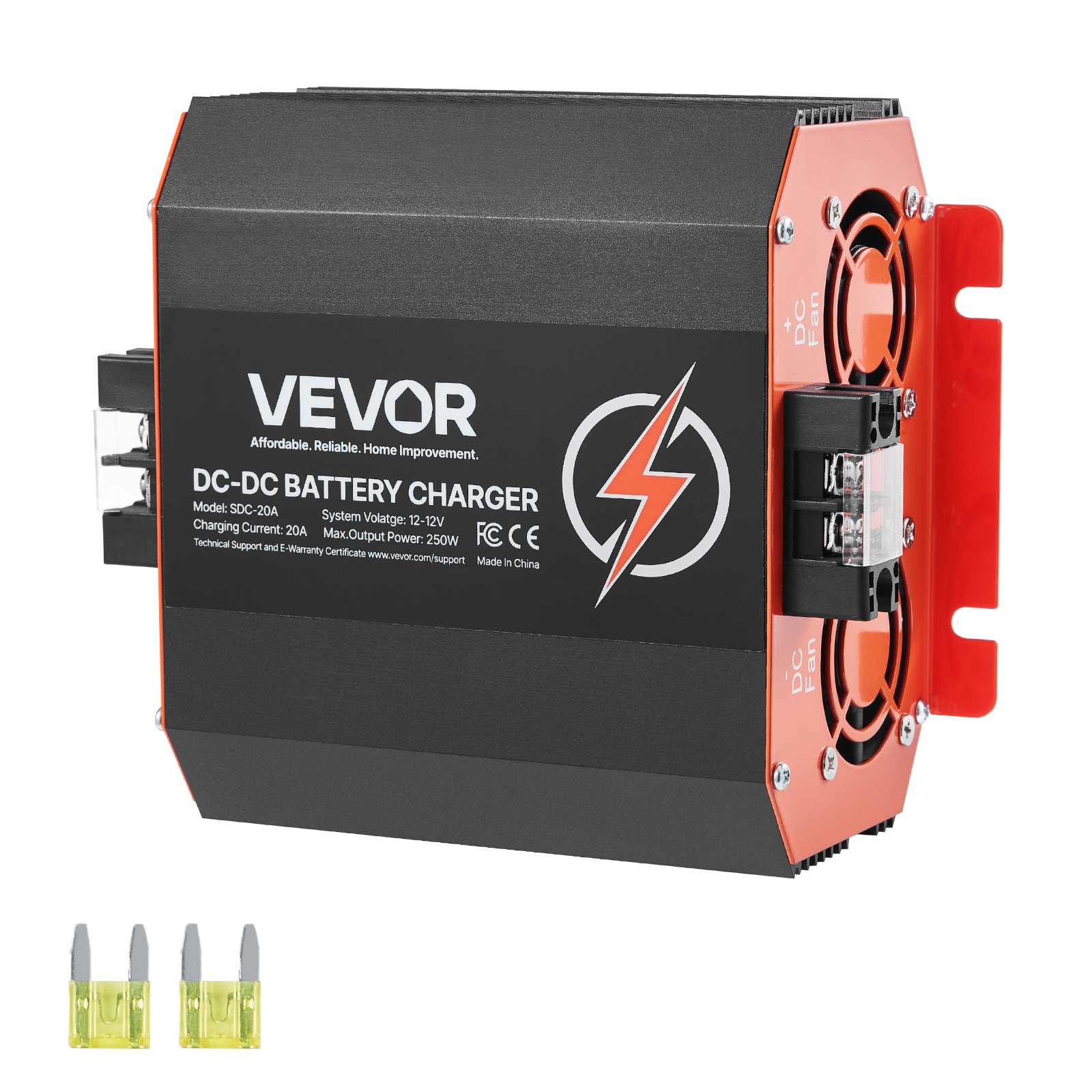 12V 20A alalis-alalisvoolu akulaadija, 250 W
