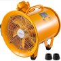 VEVOR Explosion Proof Fan 10 Inch(250mm) Utility Blower 350W Explosion Proof Ventilator 110V 60HZ Speed 3450 RPM for Extraction and Ventilation in Potentially Explosive Environments