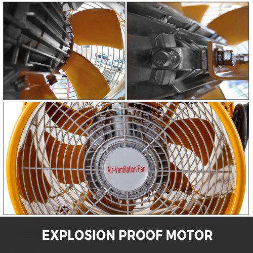 Details about   12" Fan Exhaust ATEX Explosion Proof Rated Ventilator Axial Extractor 2191CFM 
