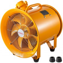 VEVOR Explosion Proof Fan 12 Inch(300mm) Utility Blower 550W 110V 60HZ Speed 3450 RPM for Extraction and Ventilation in Potentially Explosive Environments