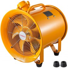 VEVOR 12 Inch(300mm) Atex Rated Ventilators, 500W Explosion Proof Fan,220V Ventilator with 50HZ Speed 2920 RPM for Extraction and Ventilation in Potentially Explosive Environments