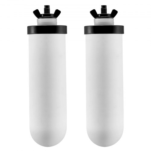 VEVOR Water Filters Replacement, Purification Elements, Ceramic Replacement Filters, Easy to Replace Water Filter, Gravity Water Filter System, Compatible with Most Brands, Pack of 2, White VEVOR Water Filters Replacement, Purification Elements, Ceramic Replacement Filters, Easy to Replace Water Filter, Gravity Water Filter System, Compatible with Most Brands, Pack of 2, White