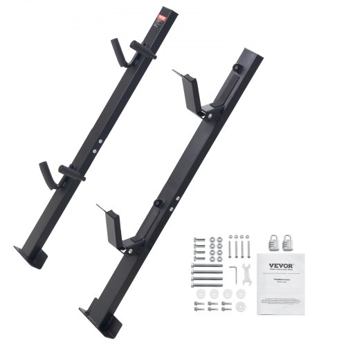 VEVOR Trimmer Rack, 2 Place Weeder Trimmer Rack, Trim Holder Trailer Rack Carrie