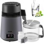Vevor Home Water Distiller Distilled Water Maker 4l With Dual Temp Display Gray