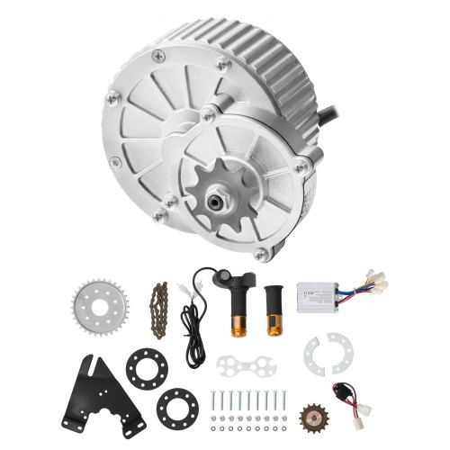 

VEVOR 450W Electric Brushed DC Motor Kit 36V 3000rpm Motor with Speed Controller